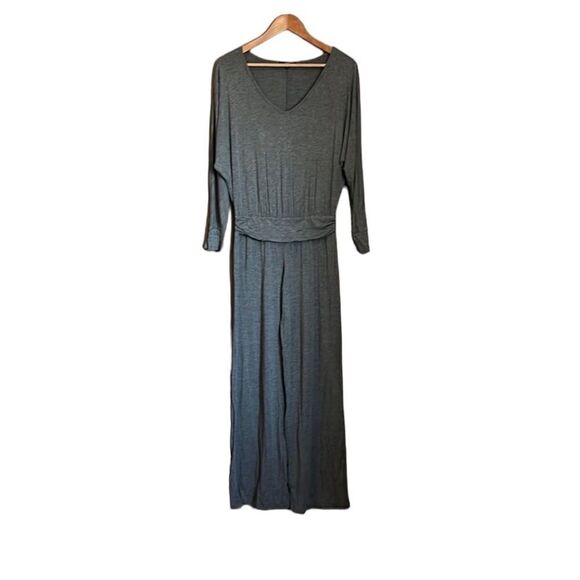 Tart grey full length lounge romper. Size small - Picture 1 of 10